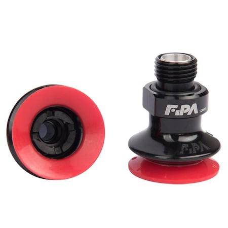 Fipa Bellows vacuum cup diam. 21 mm, Varioflex 30 Degrees/60 Degrees, fitting G1/8-male 22.021.255.16